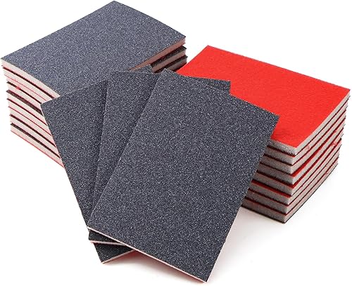 Schleifschwamm 180 Körnung Schleifpad Nass Trocken Schleifschwämme Schleifpapier für Holz Metall - Cheap-Us