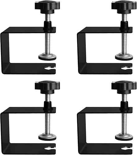 4 Stück G Klemme, Edelstahl Tischklemme, 50 mm Schraubklemme, für Holzarbeiten Werkzeug, Schrankhilfen Vorrichtungshilfen - Cheap-Us