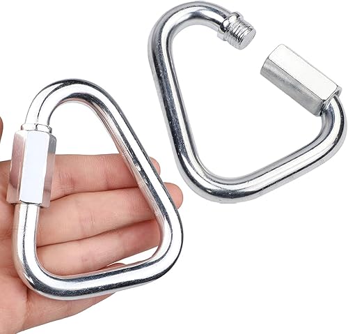 Delta Quick Link 304 Edelstahl Dreieck Schnalle Triangle Metal Carabiner Quicklink Kettenverbinder Schraubverschluss Karabiner - Cheap-Us