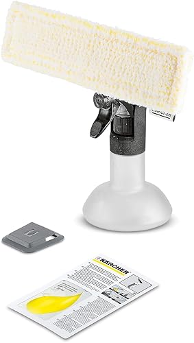 Kärcher Sprühflaschenset Extra inkl. Mikrofaser-Wischbezug & Kärcher Abziehlippen 280 mm für Akku-Fenstersauger, streifenfreie Reinigung ohne heruntertropfendes Wasser - Cheap-Us