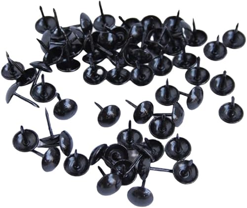 Telliswelt 100 Qualitäts Ziernägel Polsternägel Nagel - Made in Germany- 11mm schwarz lackiert - Cheap-Us