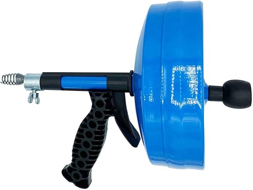 Rohrreinigungsgerät mit Spirale 6,4mm x 7,5m zur Rohrreinigung - Cheap-Us