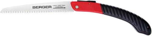 Berger Klappsäge 64650 aus Kohlenstoffstahl mit austauschbarem Sägeblatt, Länge: 18 cm - Cheap-Us