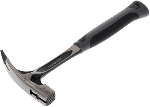 GEDORE 1576143 Latthammer mit Magnet, 340 mm, Anti-Vibrationssystem, Ergonomischer Griff, Kopf und Stiel aus einem Stück - Cheap-Us