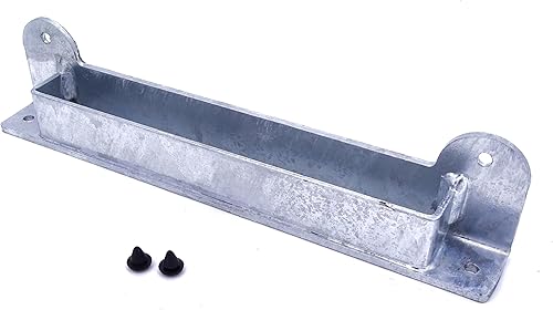 ZD-XL STAHL Feuerverzinkt Toranschlag I Anschlagwinkel I Schließblech I Türanschlag I Gartentor I Winkel I Drehflügeltor I Tor I Doppelstab - Cheap-Us