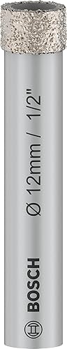 Bosch 1x PRO Ceramic dry Bohrer für Bohrmaschinen/Schrauber, zylindrischer Schaft, Kühlwachs (für Fliesen, Harte Fliesen, Ø 8 mm, Professional Zubehör Bohrmaschine/Schrauber) - Cheap-Us