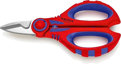 KNIPEX Elektrikerscheren mit Mehrkomponenten-Hüllen, glasfaserverstärkt 190 mm 95 05 10 SB - Cheap-Us
