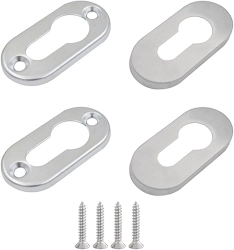 Tucireat 2 Stück Türschloss Abdeckung Türschloss Rosette Haustür Schlüsselrosette Edelstahl Matt Türrosette Edelstahl Schlüsselloch Abdeckungen Schlüsselloch Abdeckung Abdeckung Des Türgriff - Cheap-Us