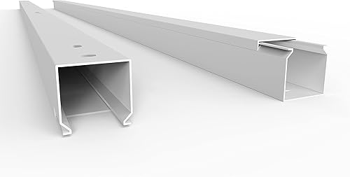 SCOS Smartcosat SCOSKK38 10 m Kabelkanal (L x B x H 2000 x 25 x 25 mm, PVC, Kabelleiste, Schraubbar) weiß - Cheap-Us