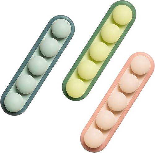 Kabelhalter-Clips YACSEJAO 3er-Pack Desktop-Cartoon-Silikon 4 Schlitze Desktop-Kabel-Drahtclips Keeper für die Organisation von Kabeldrähten - Zuhause, Büro, Auto, Schreibtisch, Nachttisch - Cheap-Us