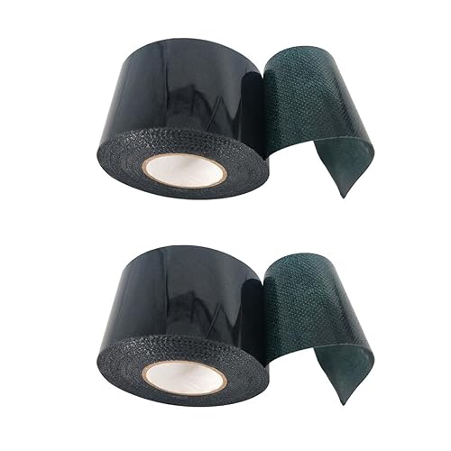 2Stk Starkes Doppelseitig Kunstrasenband 50mm x 5m Kunstrasen Nahtband Kunstrasen Klebeband Grünes Kunstrasenband Selbstklebendes Rasenband für den Außenbereich, Garten, Rasen, Teppich (grün) - Cheap-Us