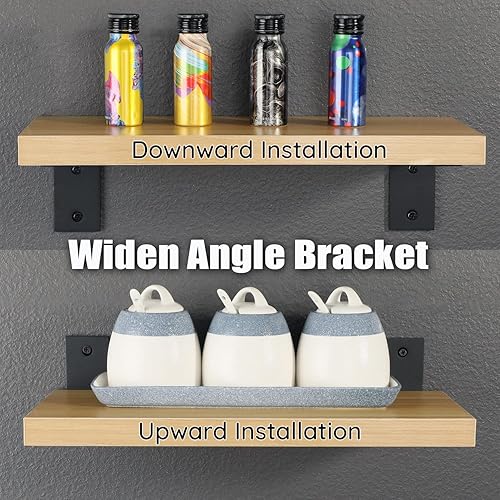 SAYAYO Regalwinkel Weiss Regalhalterung Winkel Regal Edelstahl 90 Grad Multifunktionale Metallwinkel für Holzregale, Hölzern Möbel, 2 Stück Regalträger Weiß 225x125 - Cheap-Us