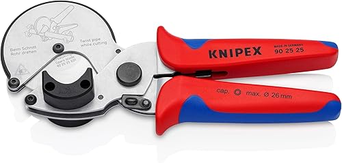 KNIPEX Rohrschneider für Verbund- und Kunststoffrohre mit Mehrkomponenten-Hüllen verchromt 210 mm 90 25 25 - Cheap-Us
