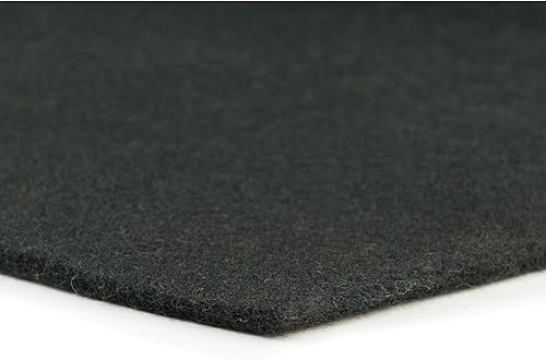 The Felt Store Feuerfeste Unterlage 60x60 cm, hitzebeständig bis 982°C für Küchengeräte & Grill, hitzebeständige Brandschutzmatte, 5mm, Schwarz – Ideal für Kaffeemaschine, Lötarbeiten & Wärmeschutz - Cheap-Us
