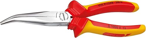 GEDORE 8132 AB-200 H VDE-Flachrundzange mit Hüllenisolierung 200 mm - Cheap-Us