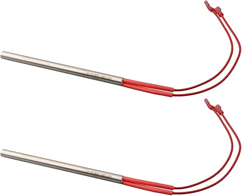 FUANA 2 Stück 230 V 300 W Glühzünder für Nemaxx Pelletöfen P6, P9 und P12 Edelstahl Heizstab Glühzünder-Kit Ersatzteil gewindelose Zündstange 9,5 x 150 mm - Cheap-Us