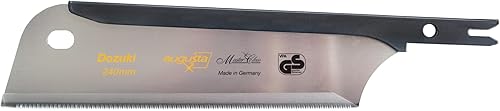Ersatzsägeblatt für Augusta-Heckenrose Japansäge Dozuki 240mm I Holzsäge aus poliertem Bandstahl C75 für Feinschnitte I Traditionelle Säge mit stabilem Stahlrücken & Bastgriff - Cheap-Us