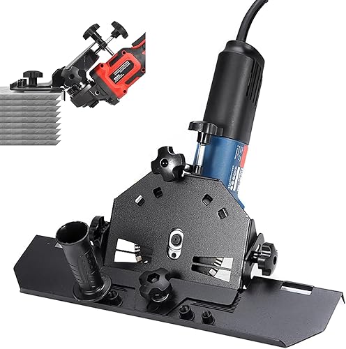 ADWOLT Schieber 45° Fliesenschneider,Fliesen-Anfasmaschine, 45 Grad Fliesenschneider für Winkelschleifer 115/125mm, für effizientes Schneiden von Fliesen - Cheap-Us