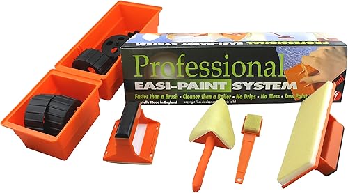 Professionelles Aqua-Klingensystem Easi Painter System mit 3-teiligem Verlängerungsgriff (ca. 52 cm) – Spezialwerkzeug für Maler und Heimwerker – kein Tropfen – Klecksen – Spritzen - Cheap-Us