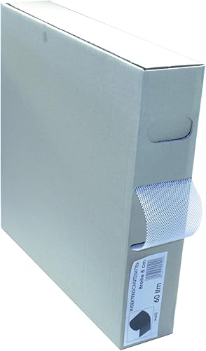 HAUS & DACH Lüftungsband Insektenschutzgitter, PVC, 5 cm x 60 m, Schwarz - Cheap-Us