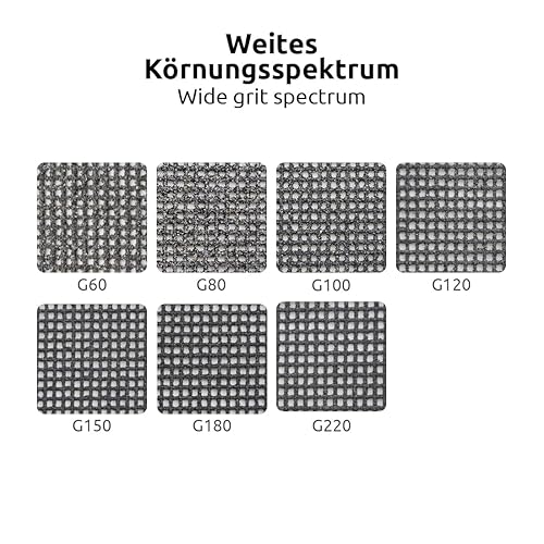 MioTools Spider Klett-Schleifgitter, 225 mm, f. Trockenbauschleifer, Siliciumcarbid (25 Stk.) K180 - Cheap-Us