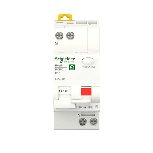 Schneider Electric R9D03616 FI/LS-Schalter Resi9 1P+N, 16A, B-Char., 10mA, Typ A, 6kA - Cheap-Us