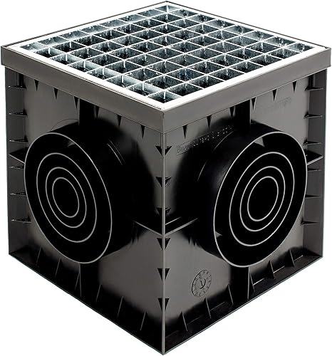 Hofablauf 300x300mm Kl. A15 Hofsinkkasten mit Siphon Gully KG Rohr Revisionsschacht - Cheap-Us