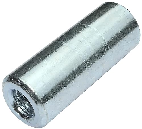 AERZETIX - C49685 - Verbindungsmuttern M6xM8x40mm mit gewinde - distanzmuttern langmuttern verbindungsmuffe zylindrisch verlängerung - reduzierender adapter - Cheap-Us