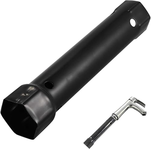 ZPSNDP 204 MM Rohrsteckschlüssel, M34-40 2 In 1 Steckschlüssel, Kohlenstoffstahl Schlüssel für Wasserhahn, Basin Wrench, Rohrschlüssel, Sanitär Werkzeug, Stecknuss, Wasserhahn Werkzeug - Cheap-Us