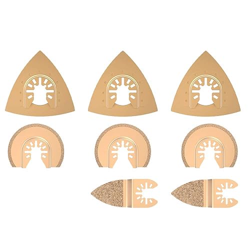 8 Stk Oszillierendes Zubehör Set Mix Multitool Sägeblätter Kit Multifunktionswerkzeug für Kunststoff/Holz/Soft Metal Cutting für Multimaster - Cheap-Us