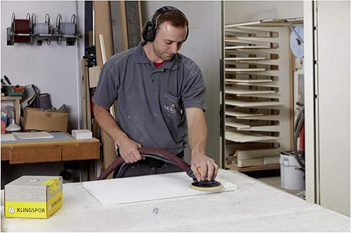 Klingspor 146946 - PS 33 CK Schleifscheibe mit Papierunterlage, selbstbefestigend, ⌀150, Verpackungseinheit 100 - Korn 80 - Cheap-Us