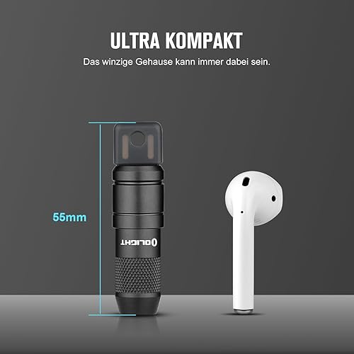 OLIGHT iMini 2 Mini LED USB-Aufladbare Taschenlampe Schlüsselhänger mit magnetischen Basis, 50LM 19,5g EOS Schlüsselbund Handlampe, IPX6 Kleine Flashlight für Camping, Outdoor, Notfälle Schwarz - Cheap-Us