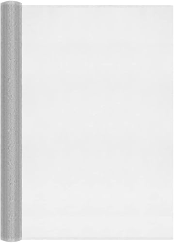 vidaXL Fliegengitter Insektenschutz Fliegennetz Alu Gewebe Rolle Aluminiumgewebe Mückengitter Gitter Insekten Gaze Aluminium 80x1000cm Silbern - Cheap-Us
