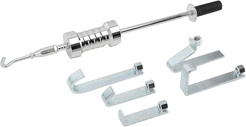 ATEdata Universal Gleithammer Abzieher Satz 5 Haken Zughammer 5,3 kg Ausbeulwerkzeug Beulenauszieher - Cheap-Us
