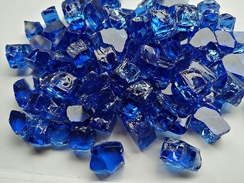 Feuerglas,Cobald Blau reflektierend (1) - Cheap-Us