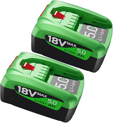 2PCS 18V 5.0Ah akku Ersatz für PBA 18V Akku Home and Garden Akku Kompatibel mit Bosch 18V Akku Geräten des Home and Garden 18V System (2 Stück) - Cheap-Us