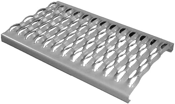 AGROHIT Laufrost aus Feuerverzinktem Stahlblech, Bewegungs- und Arbeitsplattform auf Dächern, Korrosionsbeständiger Dachtritt für Zugang zu Schornsteinen, Steigtritt, 1,5 m Länge - Cheap-Us