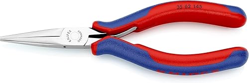 KNIPEX Elektronik-Greifzange mit Mehrkomponenten-Hüllen spiegelpoliert 145 mm 35 62 145 SB - Cheap-Us