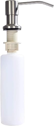 Chiloskit Spüle Seifenspender Edelstahl Küche Seifenspender Küche Arbeitsfläche Seifenspender Seifenspender für Küche - Cheap-Us