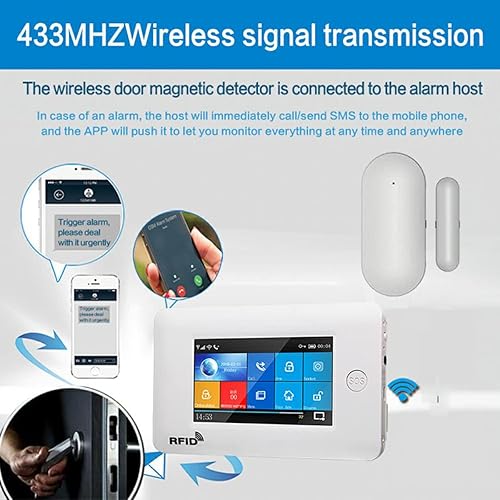 PGST PB-68 433MHz Alarmsensor mit Türsensor Funk-Türsensor (PB68-2PCS) - Cheap-Us