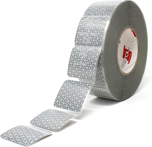 Orafol Reflexite VC 104 Curtain Grade Segmentiert Konturmarkierung Reflexband (Weiß, 1 Meter (8,99 € / Meter)) - Cheap-Us