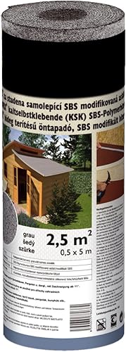 Selbstklebende Gartenhausbedachung Grau 2,5 m² (5x0,5m) - Cheap-Us