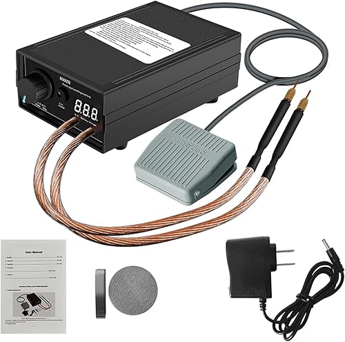 Punktschweißgerät für akkus 8000W, Tragbares Punktschweißgerät Hancaner DIY Kit, Hochleistungs-Handschweißgerät mit Nickelband, Einstellbare Schweißgeräte für Punktschweißmaschinenset - Cheap-Us