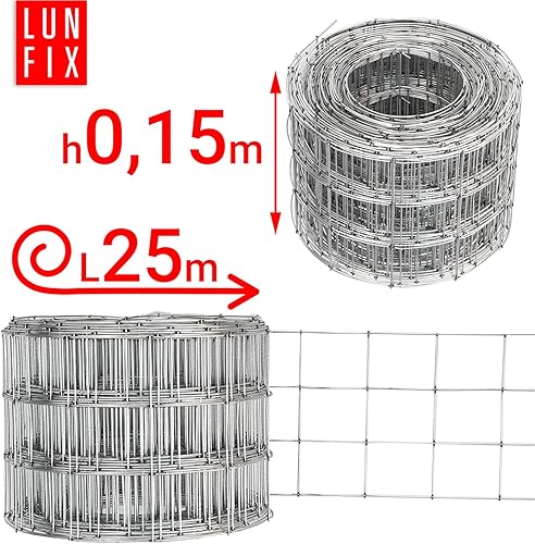 Schweißgitter Armierung Estrichgitter Stahlbewährung Betongitter Verbundgitter Schweißgeflecht 0,45x25m - Cheap-Us