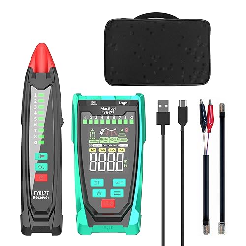 Netzwerk Kabeltester, geschirmte Leitung Finder, Kabel Tracer mit Probe Ton, Multi-Funktions-Draht-Tester, Ethernet LAN Netzwerk Cat5/6/7 Kabel Wartung Veranstalter, Telefonleitung Test - Cheap-Us