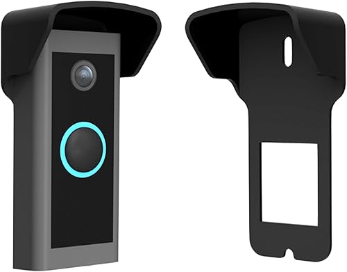 Mars Outpost Regenschutz kompatibel mit Video Doorbell Wired Wetterfest, schützt vor Regen & Sonne, langlebig, ohne Bohren erforderlich für Videotürklingel Wired festverdrahtet Kabel Video Türklingel - Cheap-Us