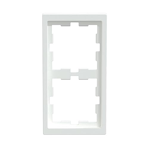 Schneider Electric Merten MEG4030-6535 Rahmen für Steckdosen und Schalter 3-fach, P20 - ABS - 234 x 90mm, Rahmendesign individuell gestaltbar, Weiß, Made in Germany - Cheap-Us