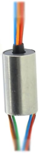 Kapsel-Schleifring, 6,5 mm, 6 Drähte, 1 A, schwarzer Stromsammlerring für Monitor, Roboterüberwachungssystem, Drohne - Cheap-Us