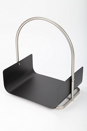 point-home Kaminholzkorb Holzkorb Feuerholzkorb aus Edelstahl - Cheap-Us