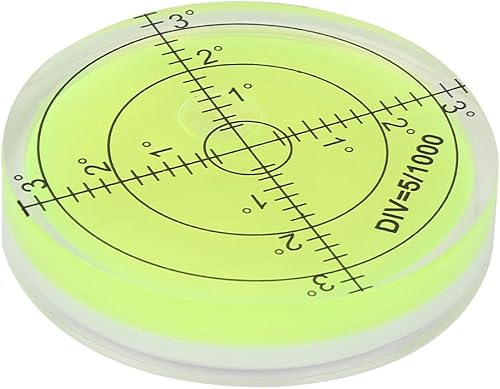 Libelle Runde Wasserwaage Messgerät Wasserwaage Libelle 60mm Durchmesser Messwerkzeug Runde Libelle mit Skala für Kameraplattformwaage,Wasserwaage - Cheap-Us